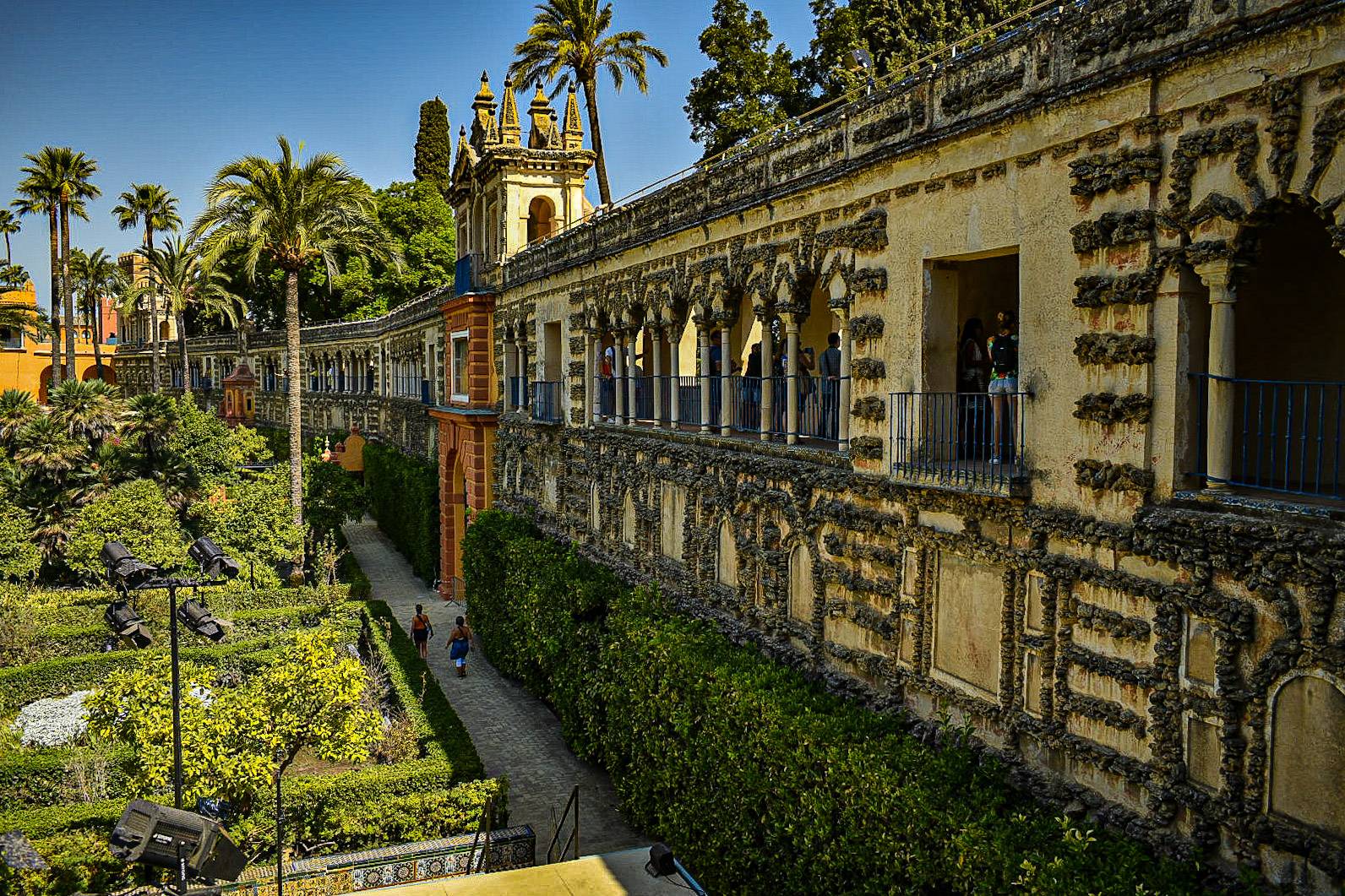 Inside shot of royal alcazar